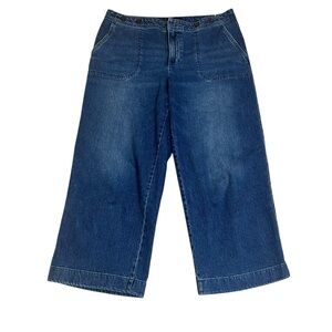 Talbots Wide-Leg Crop Women Jeans Sz 14